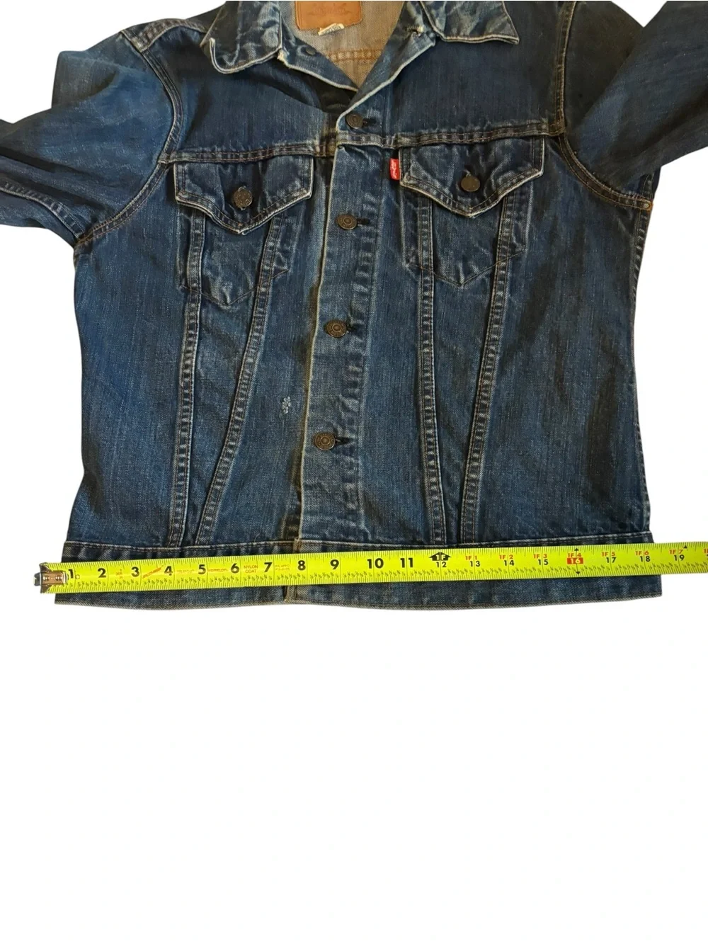 Vintage Levis Type 3 Trucker Jacket Early 1970s Denim Jean 70505-0217 USA Sz 40